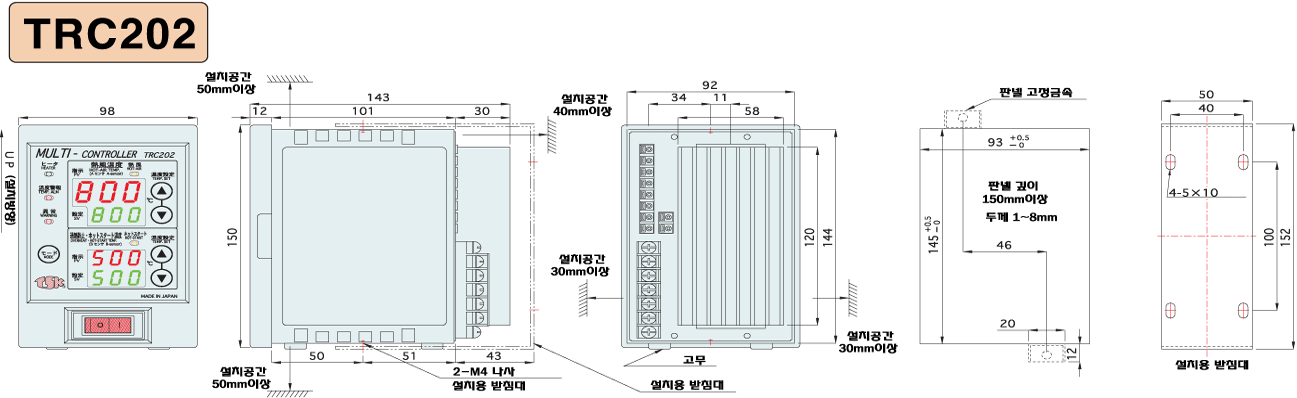 외형도