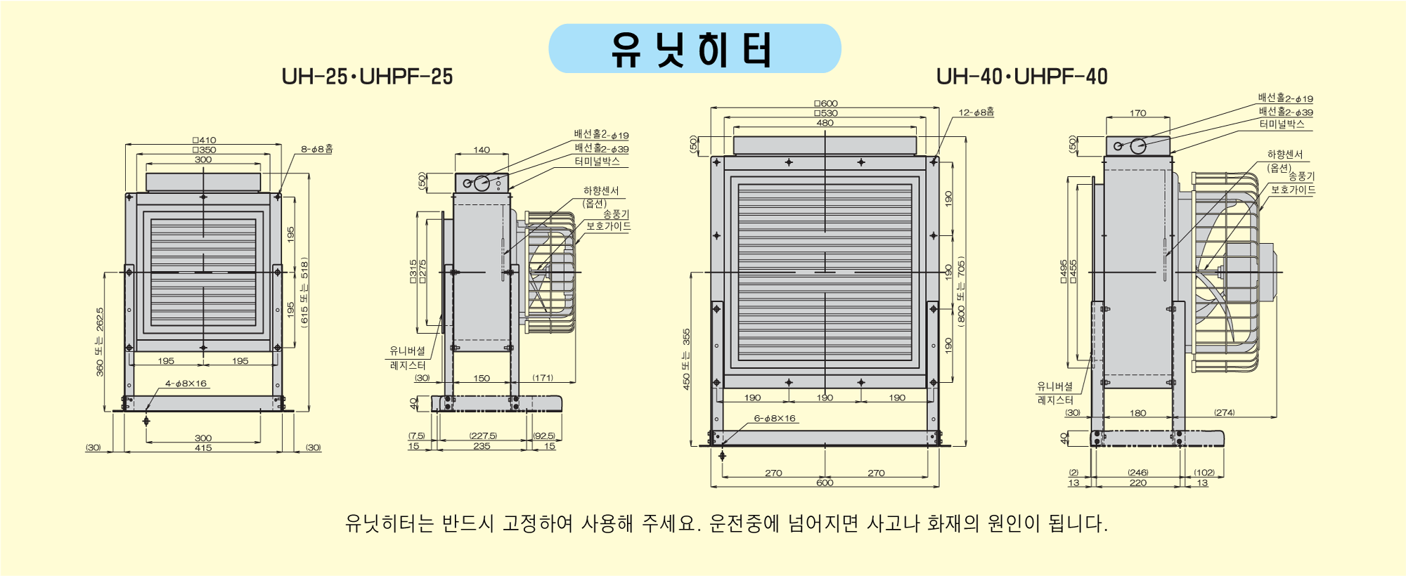 외형도